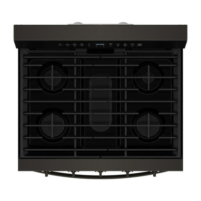 Whirlpool WFGS7530RV 30-inch Smart Gas Range with Air Cooking Technology, No Preheat Air Fry, Steam/Self Clean and High Speed Preheat