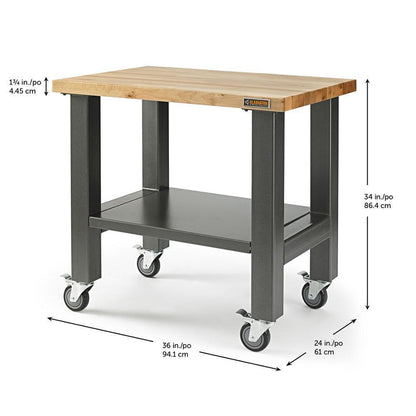 Gladiator GAMW36HWEG 3' Wide Mobile Workstation