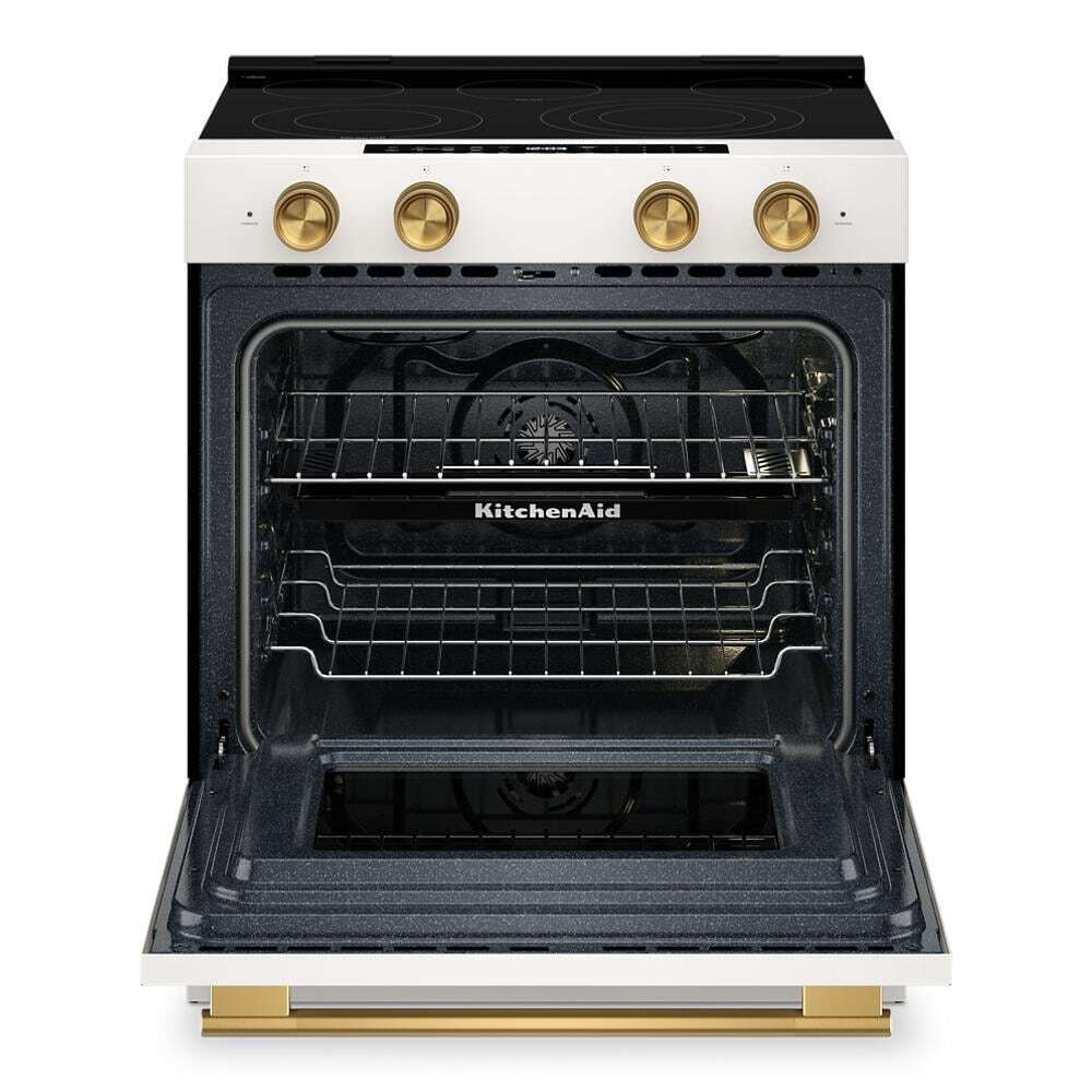 Kitchenaid KSES530SPL 5.3 Cu. Ft. Smart Slide-in Electric Range with Two Even-Heat™ Hyper Elements and Convection Cooking Modes