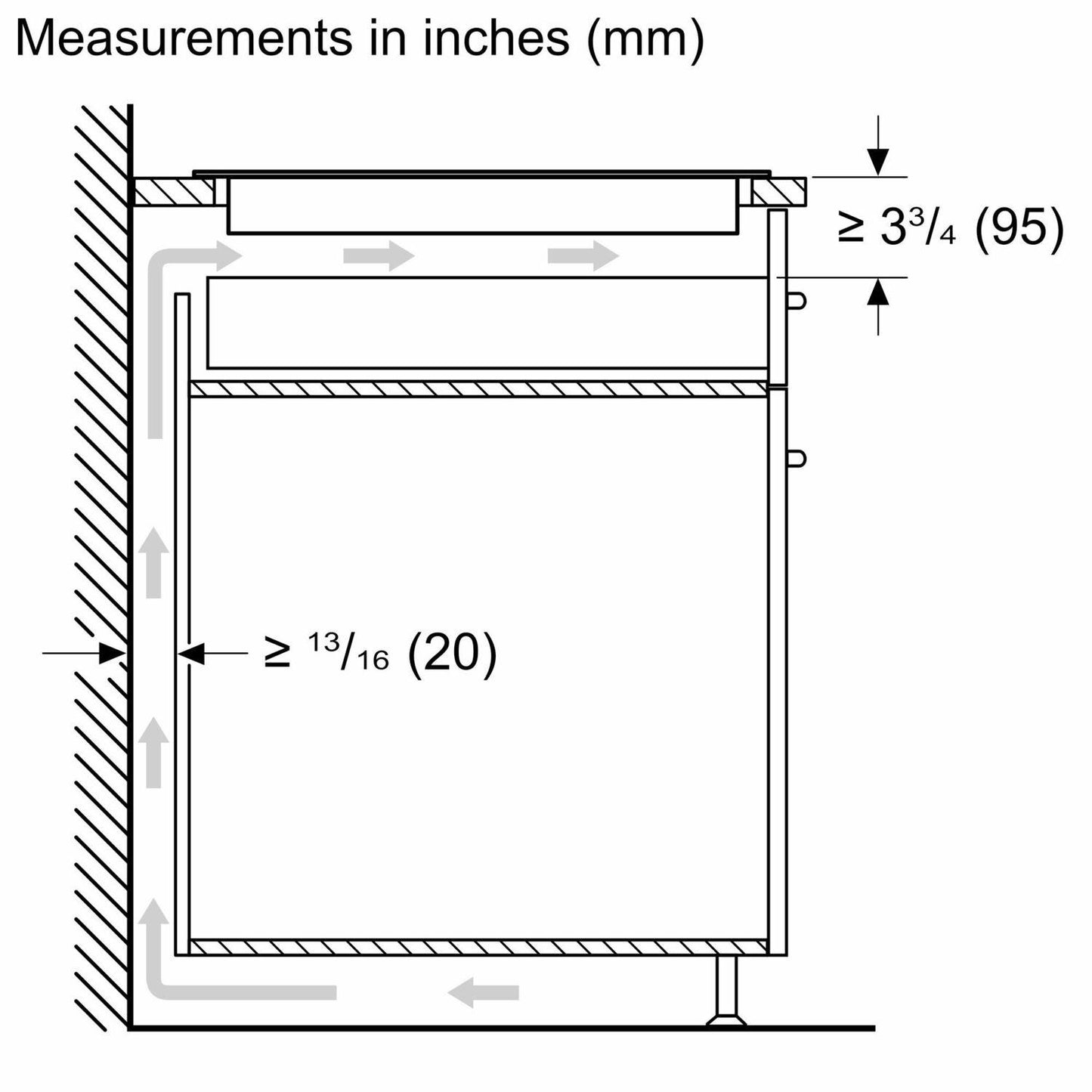 Bosch NIT5060UC 500 Series, Induction hob, 30'', surface mount without frame