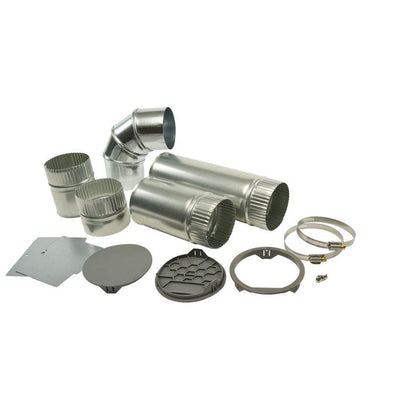 Kitchenaid W10470674 Dryer 4-Way Side Vent Kit for left, right, and bottom venting.