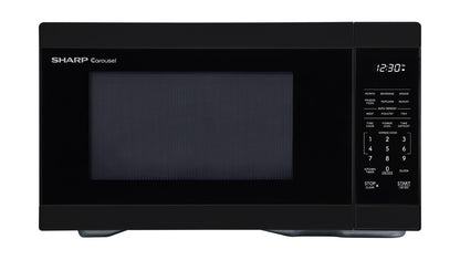 SMC1161KB Sharp 1.1 cu. ft. 1000W Black Countertop Microwave Oven