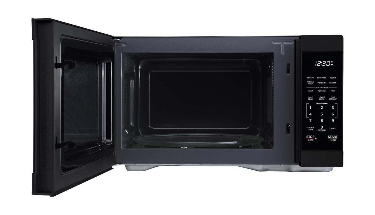Sharp SMC1161HB 1.1 cu. ft. Black Countertop Microwave Oven