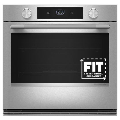 Kitchenaid KOES630SPS 30-inch Smart Electric Single Wall Oven with Assisted Cooking Modes - PrintShield™ Finish