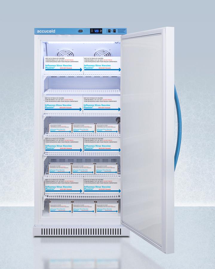 Summit ARS8PVCRT 8 CU.FT. Upright Controlled Room Temperature Cabinet