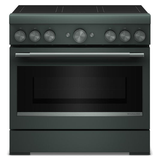 Kitchenaid KFIS936SJP 36-Inch 6-Element Induction Freestanding Commercial-Style Range with Air Fry