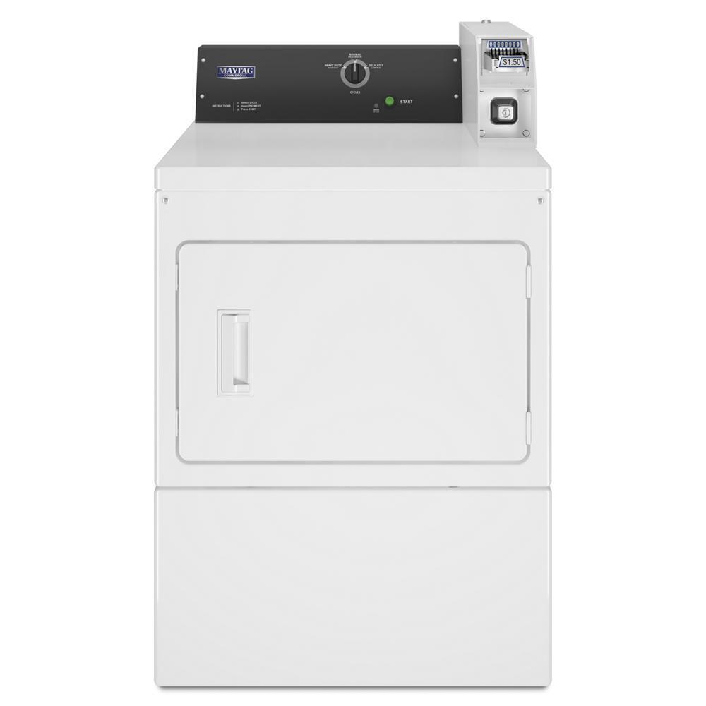 Maytag MDG20CSAWW Commercial Gas Dryer, Coin Slide Ready