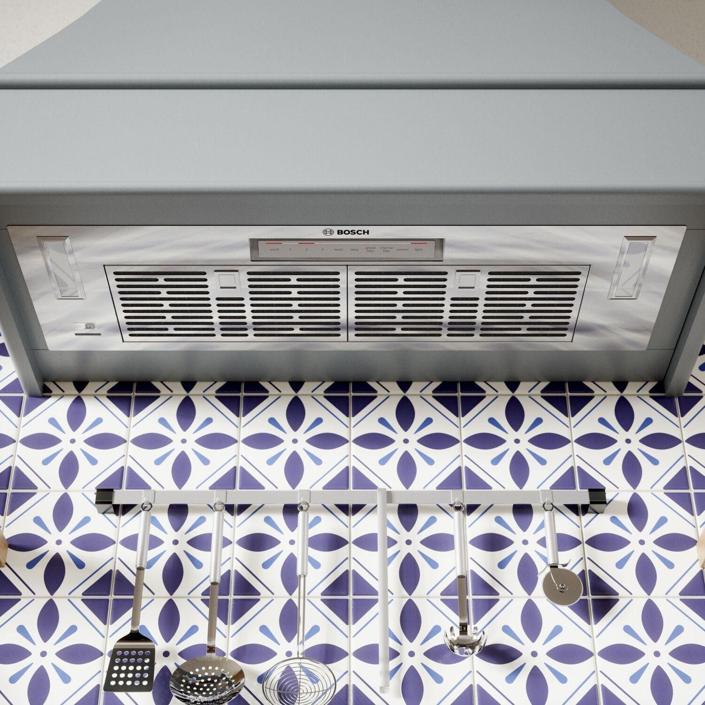 Bosch HUI86553UC 800 Series, canopy cooker hood, 32'', Stainless steel