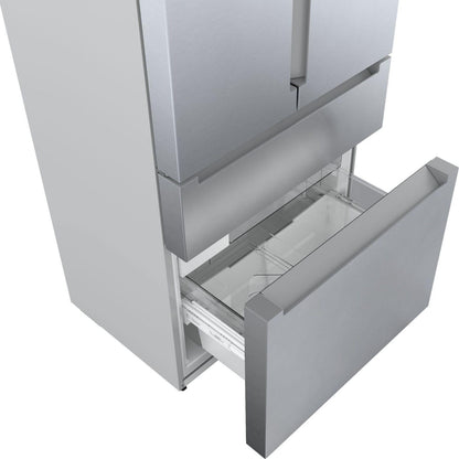 Bosch B36CL80ENS 800 Series, French Door Bottom freezer, multi door, 36'', Brushed steel (with anti-fingerprint)