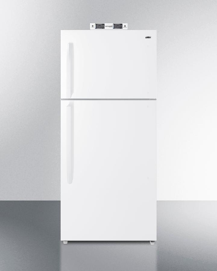 Summit BKRF21W 30" Wide Break Room Refrigerator-freezer