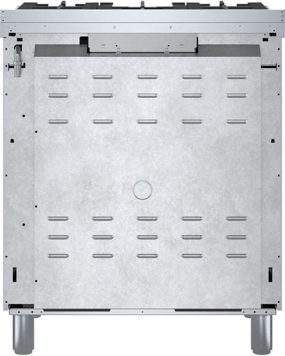 Bosch HDS8055U 800 Series, Dual fuel freestanding range, 30'', Stainless steel