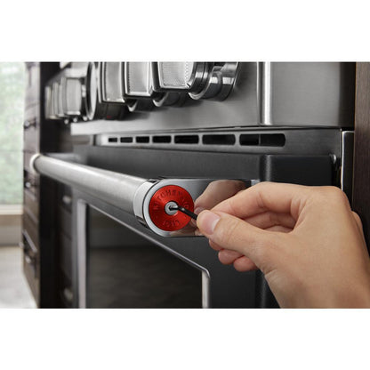 W11368841RE KitchenAid Commercial-Style Range Handle Medallion Kit - Red (Includes Two Medallions, Screws, and One 1/8-IN Hex Wrench)