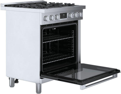 Bosch HGS8055UC 800 Series, Gas freestanding range, 30'', Stainless steel