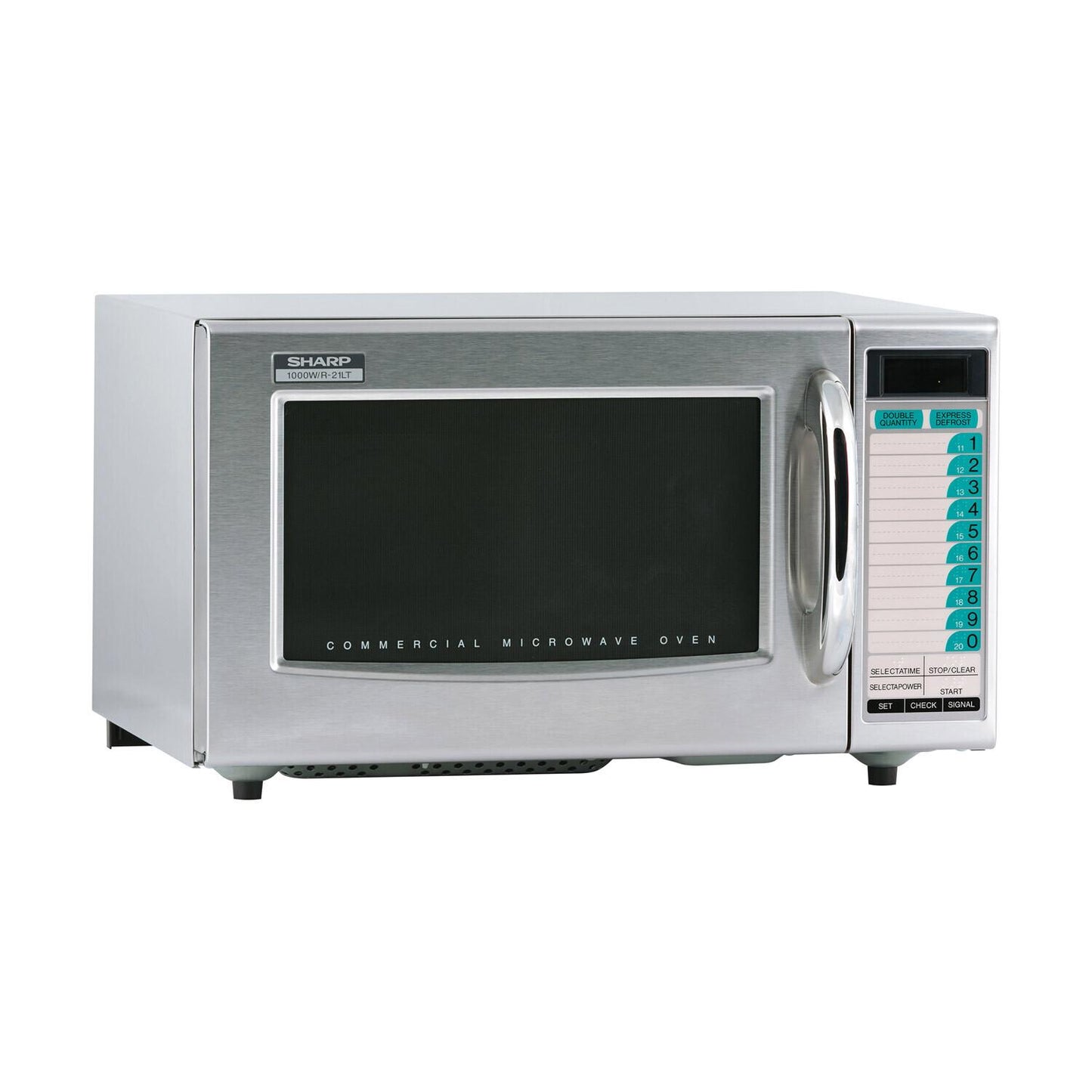 Sharp R21LTF Medium-Duty Commercial Microwave Oven with 1000 Watts