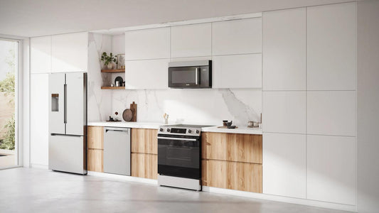 Bosch HEF1050MU 100 Series, Freestanding electric cooker, 30'', Stainless steel