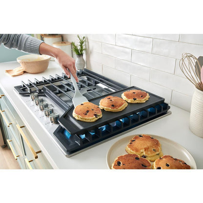 Whirlpool WCGK7536PS 36-inch Gas Cooktop with 5 Burners and EZ-2-Lift™ Hinged Cast-Iron Grates and Griddle