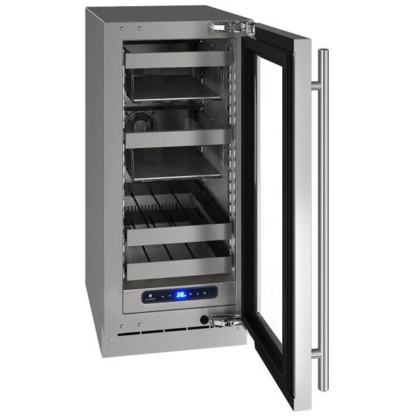 U-Line UHBV515SG51A Hbv515 15" Beverage Center With Stainless Frame Finish and Left-hand Hinge Door Swing and Lock (115 V/60 Hz)