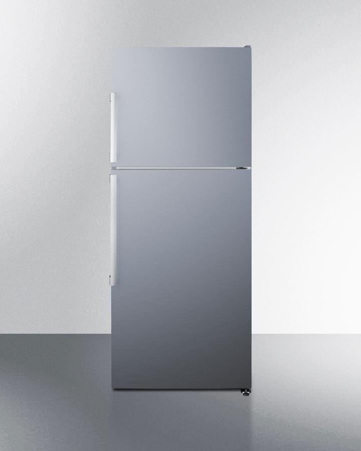 Summit FF1514SSIM 28" Wide Top Mount Refrigerator-freezer With Icemaker