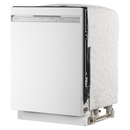 Kitchenaid KDFS224SWH Third Level Utensil Rack Dishwasher with 30+ Total Wash Jets, 47 dBA