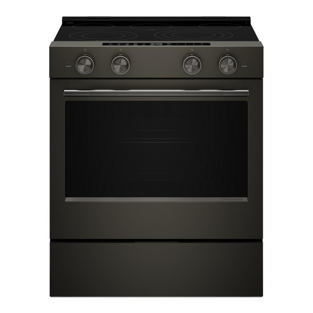 Kitchenaid KSES530SBE 5.3 Cu. Ft. Smart Slide-in Electric Range with Two Even-Heat™ Hyper Elements and Convection Cooking Modes