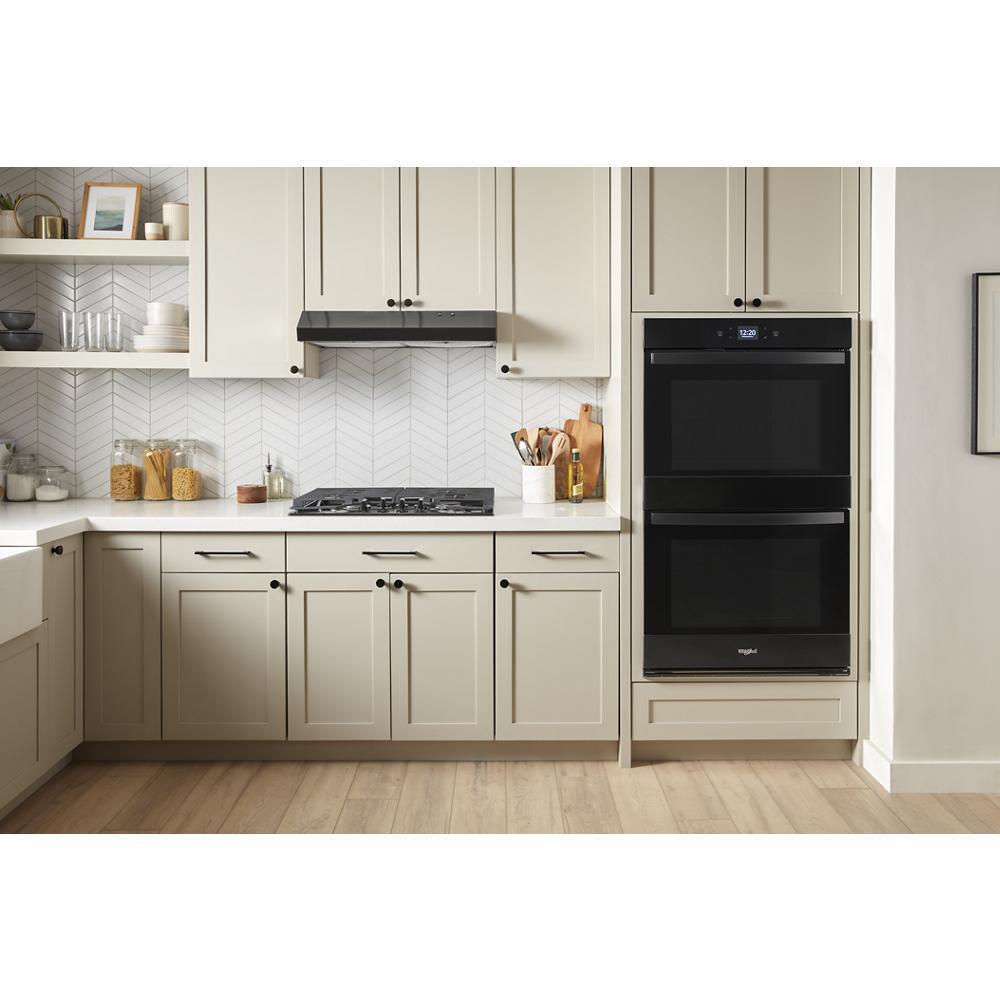 Whirlpool WOED5027LB 8.6 Total Cu. Ft. Double Wall Oven with Air Fry When Connected