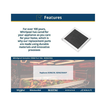 Kitchenaid 8206230A Microwave/Microwave Hood Combination Charcoal Filter