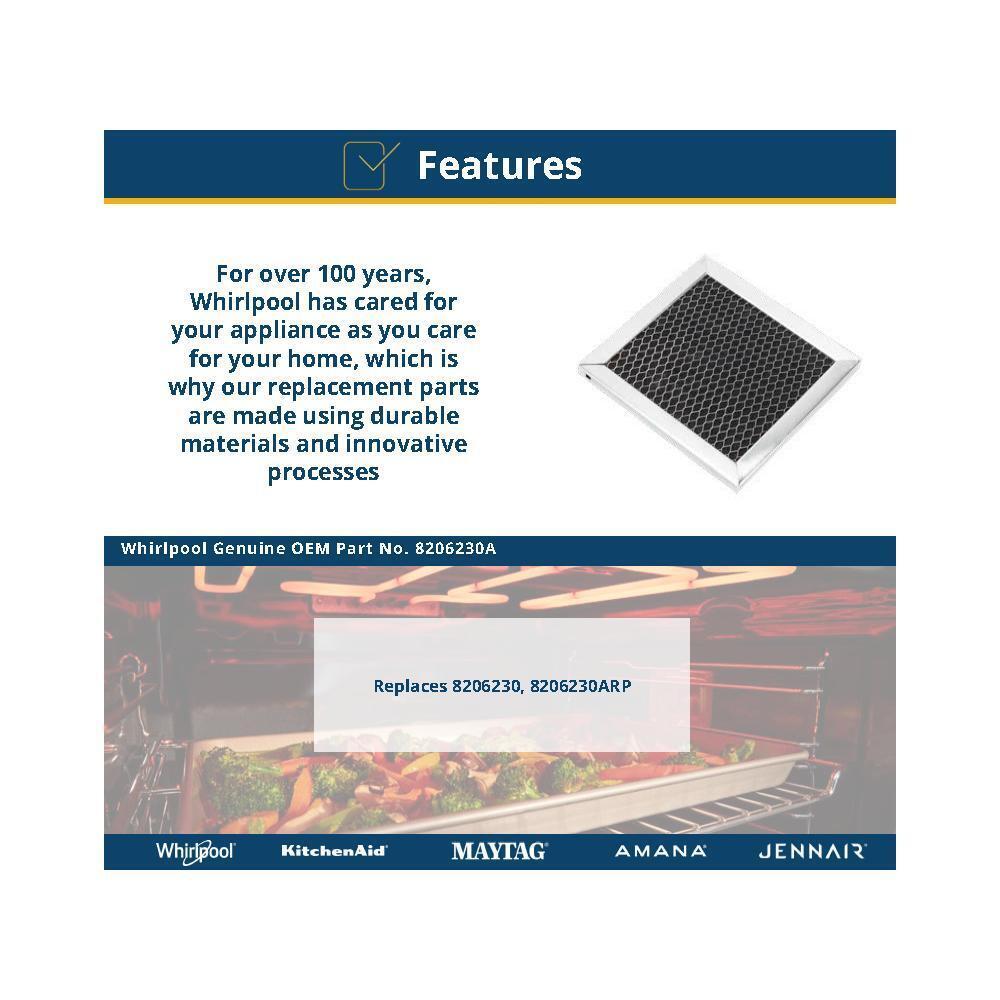 Maytag 8206230A Microwave/Microwave Hood Combination Charcoal Filter
