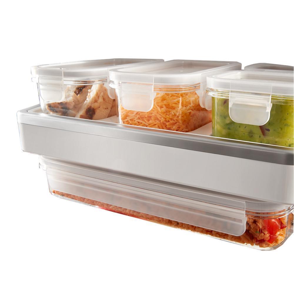 Maytag W11728693 Refrigerator Prep and Store Shelf Kit with 5 Bins, 5 Lids, and 1 Shelf for Models wrf757sd and wrf767sd
