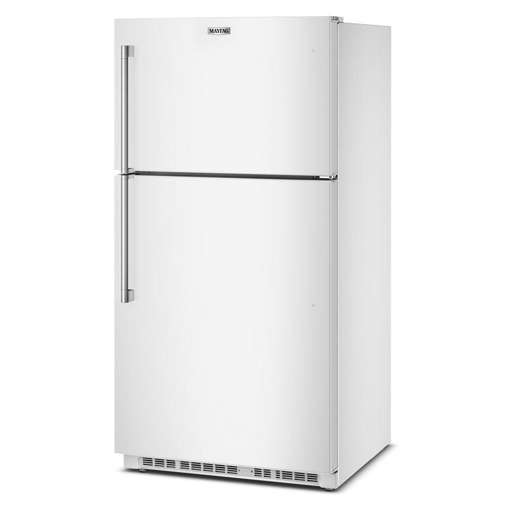 Maytag MRTX5121TW 33-Inch Wide Top-Freezer Refrigerator with Garage Mode-21 Cu. Ft.