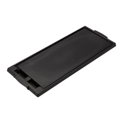 Whirlpool W11123246 Gas Range Die-Cast Aluminum Griddle - Black with Non-Stick Surface, Recessed Drain Channels, and 2-Divided Grease Wells (19.685-IN X 7.874-IN X 0.433-IN)