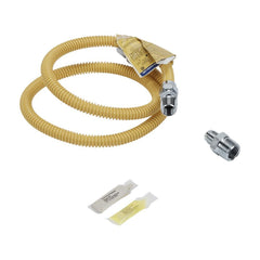 Maytag 2048KITRC 4' Gas Dryer Connector with 3 fittings, sealant, and leak detector