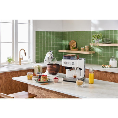 Kitchenaid KES6551PL Semi Automatic Espresso Machine with Burr Grinder