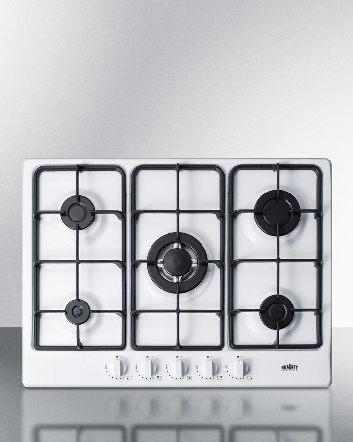 Summit GC5271W 27" Wide 5-burner Gas Cooktop