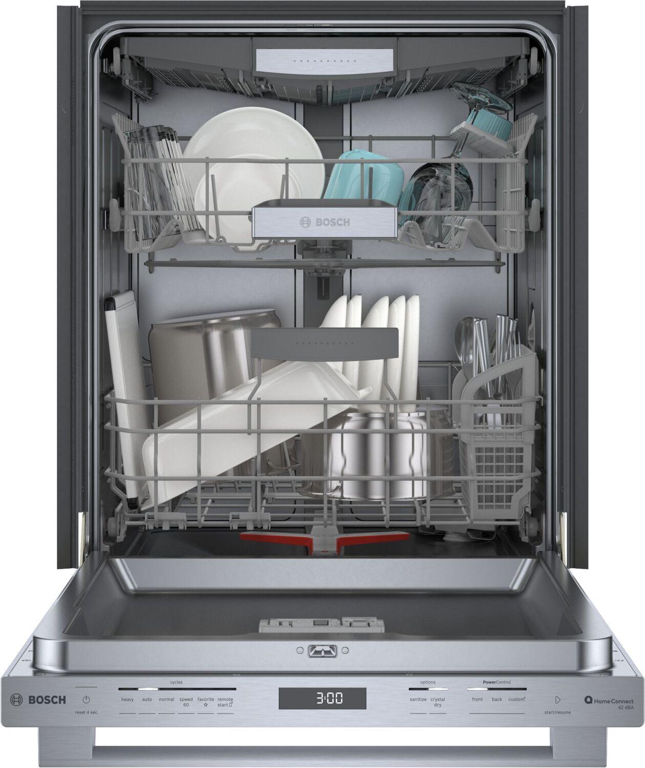 Bosch SHX78CM5N 800 Series, built-under dishwasher, 24'', Brushed steel anti-fingerprint
