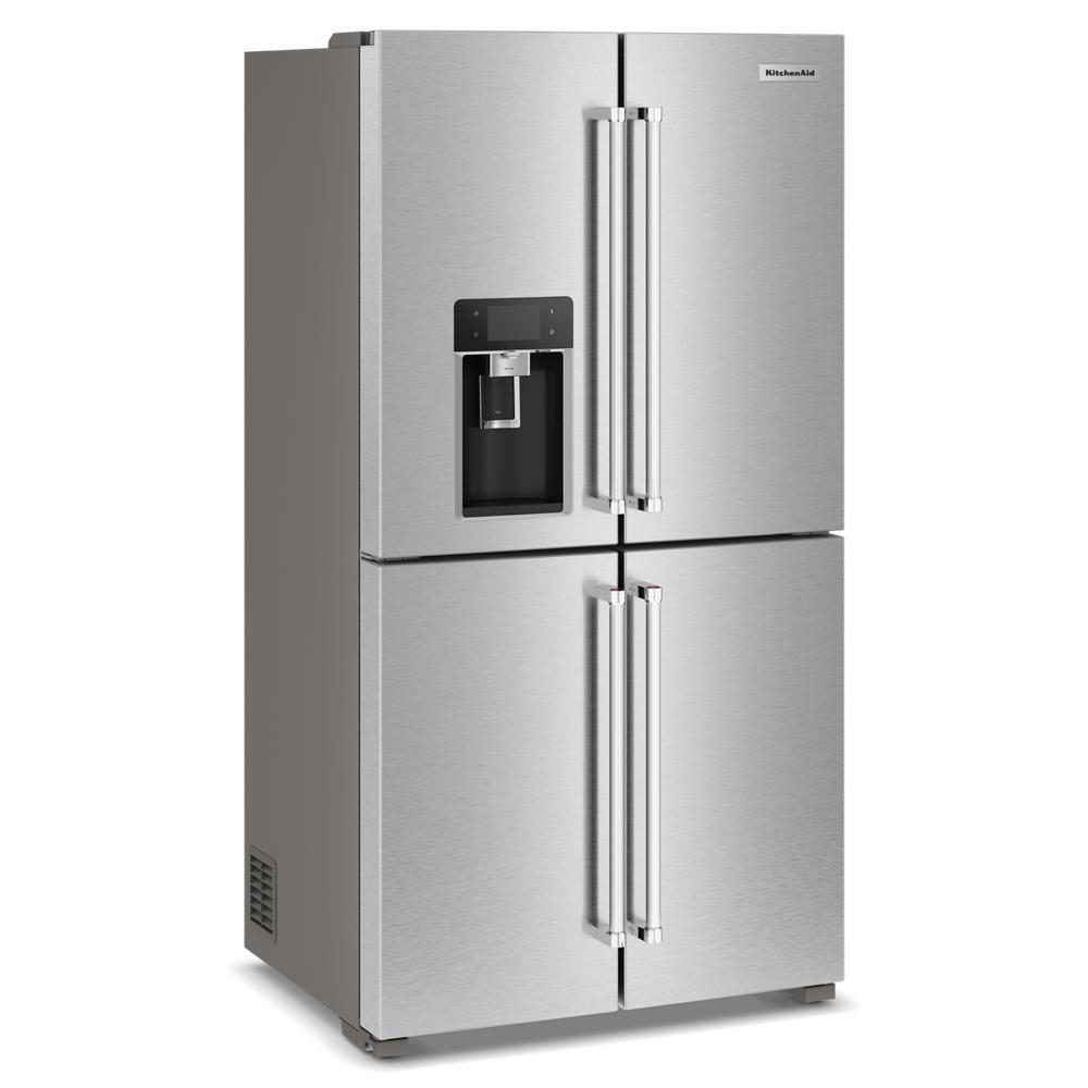 Kitchenaid KRQC736RPS 36" Counter-Depth 19.4 Cu Ft 4-Door Refrigerator with Flexible Temperature Zone in PrintShield™ Finish