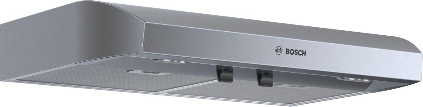Bosch DUH30252UC 500 Series, 30" Under-cabinet Hood, 400 CFM, Halogen lights, Stnls