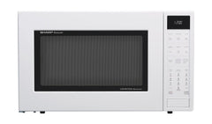 SMC1585KW Sharp 1.5 cu. ft. 900W White Convection Countertop Microwave Oven