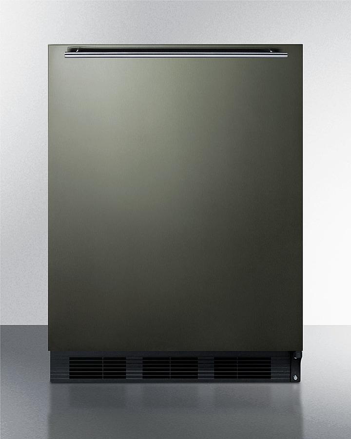 Summit CT663BKBIKSHH 24" Wide Built-in Refrigerator-freezer