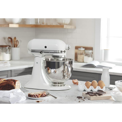 Kitchenaid KSM150PSWH Artisan® Series 5 Quart Tilt-Head Stand Mixer