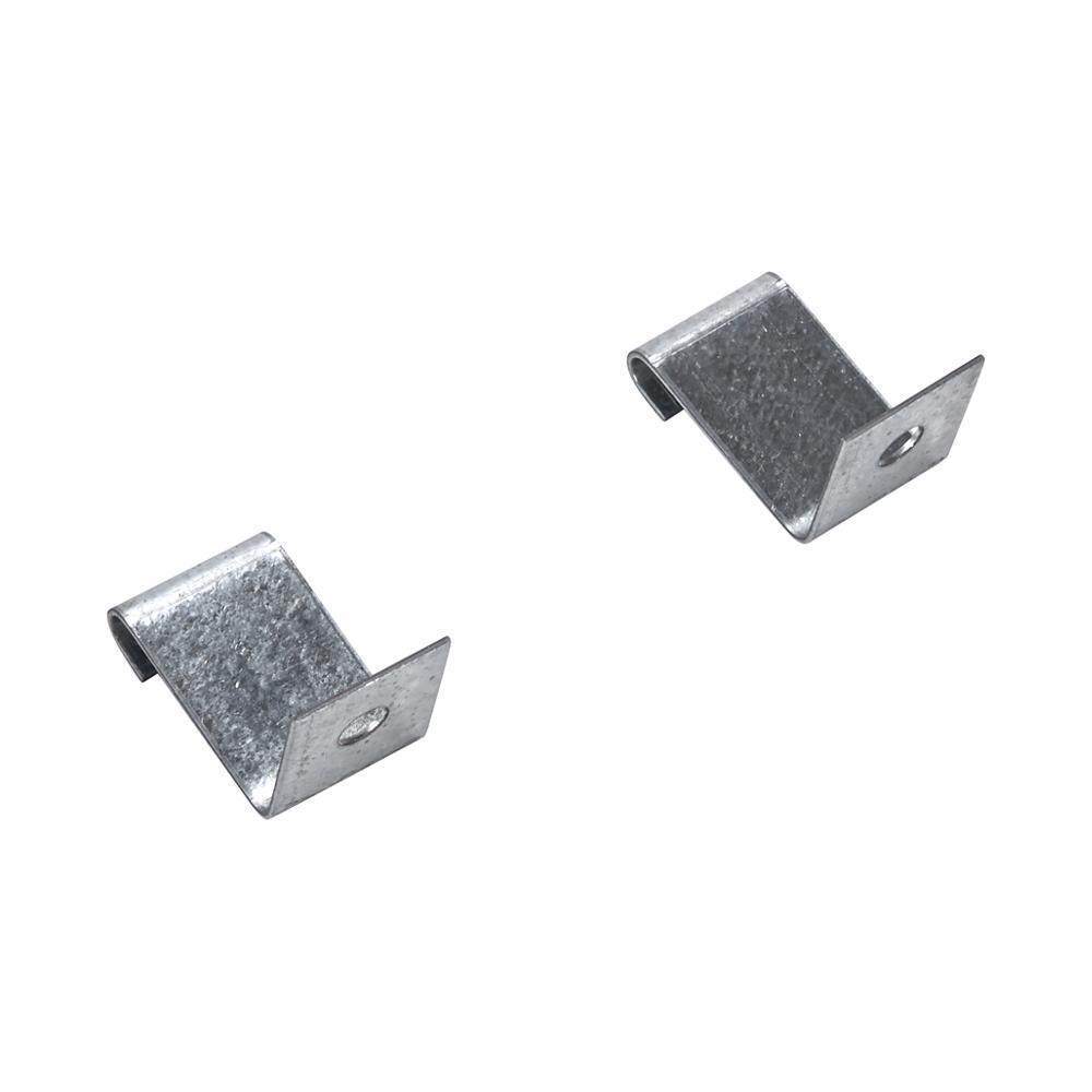 Whirlpool 4378968 Dishwasher Floor Mounting Kit with 2 metal mounting brackets, fits standard tub models