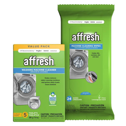 Whirlpool W10549846 Affresh® Washing Machine Cleaner Tablets- 5 count