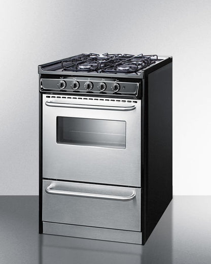 Summit 20" Wide Gas Range