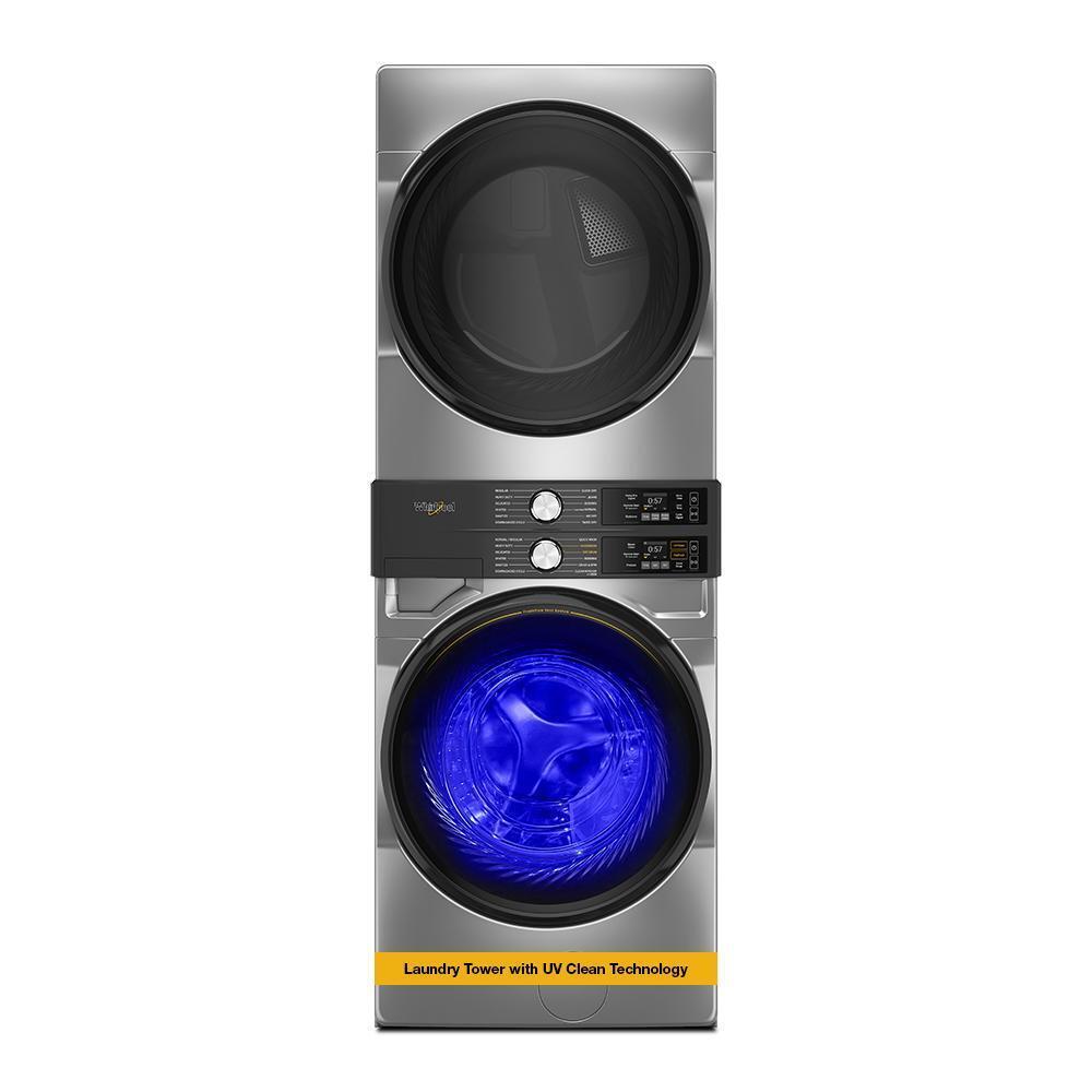 Whirlpool WGF5727TR Smart ENERGY STAR® Front Load Laundry Tower with UV Clean Technology & FreshFlowTM Vent System 4.5 cu. ft. Washer & 7.4 cu. ft. Gas Dryer
