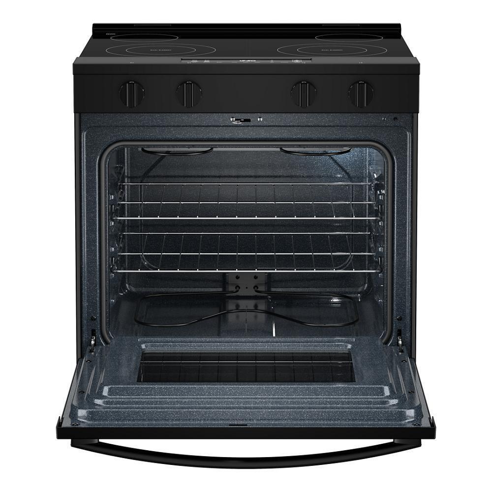 Whirlpool WSES3130SB 30-inch Electric Range with No Preheat and Slow Cook Modes