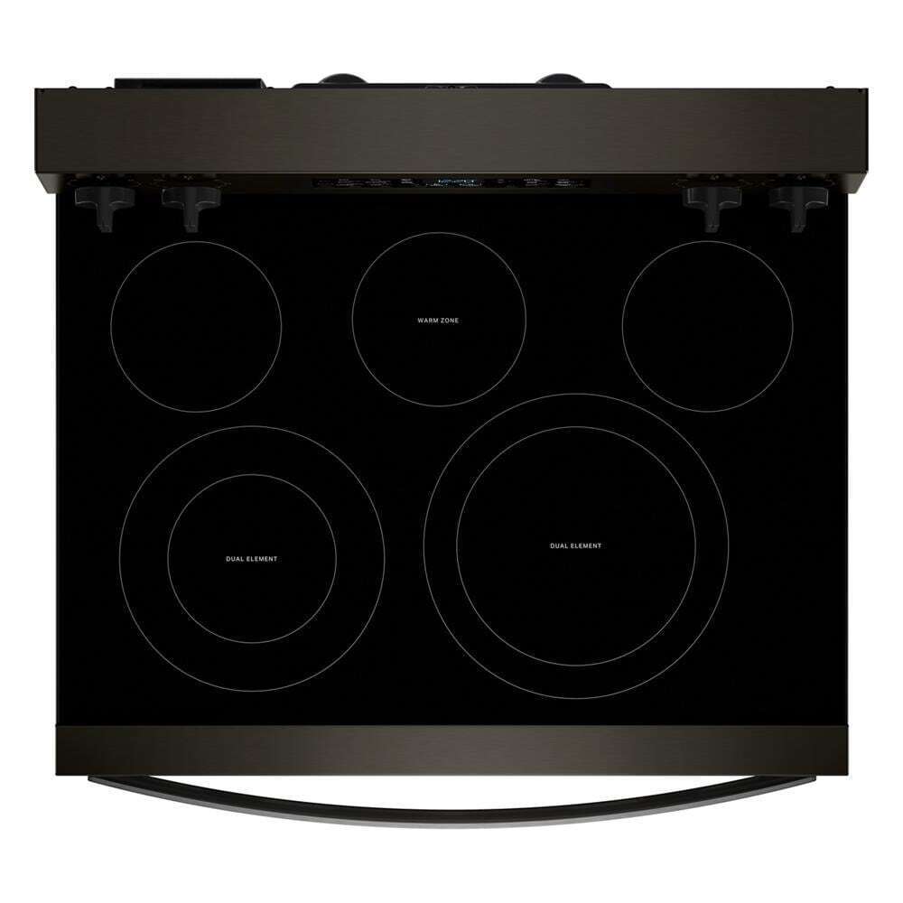 Whirlpool WFES5730SV 30-inch Electric Range with Air Cooking Technology