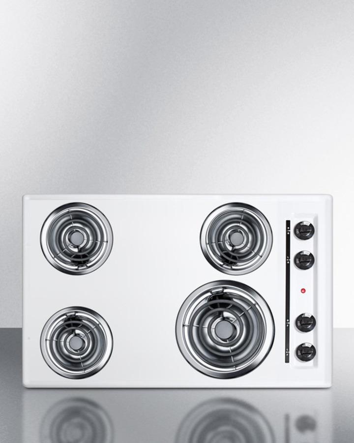 Summit WEL05 30" Wide 4-burner Coil Cooktop