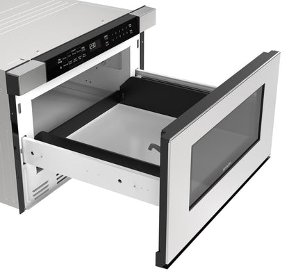 SMD2420MS Sharp 24 in. 1.2 cu. ft. Built-In Microwave Drawer™ Oven in Stainless Steel