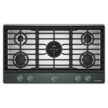 KCGK536SJP KitchenAid® 36 in. Gas Cooktop with 5 Burners and Integrated Wok Grate