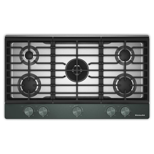 KCGK536SJP KitchenAid® 36 in. Gas Cooktop with 5 Burners and Integrated Wok Grate