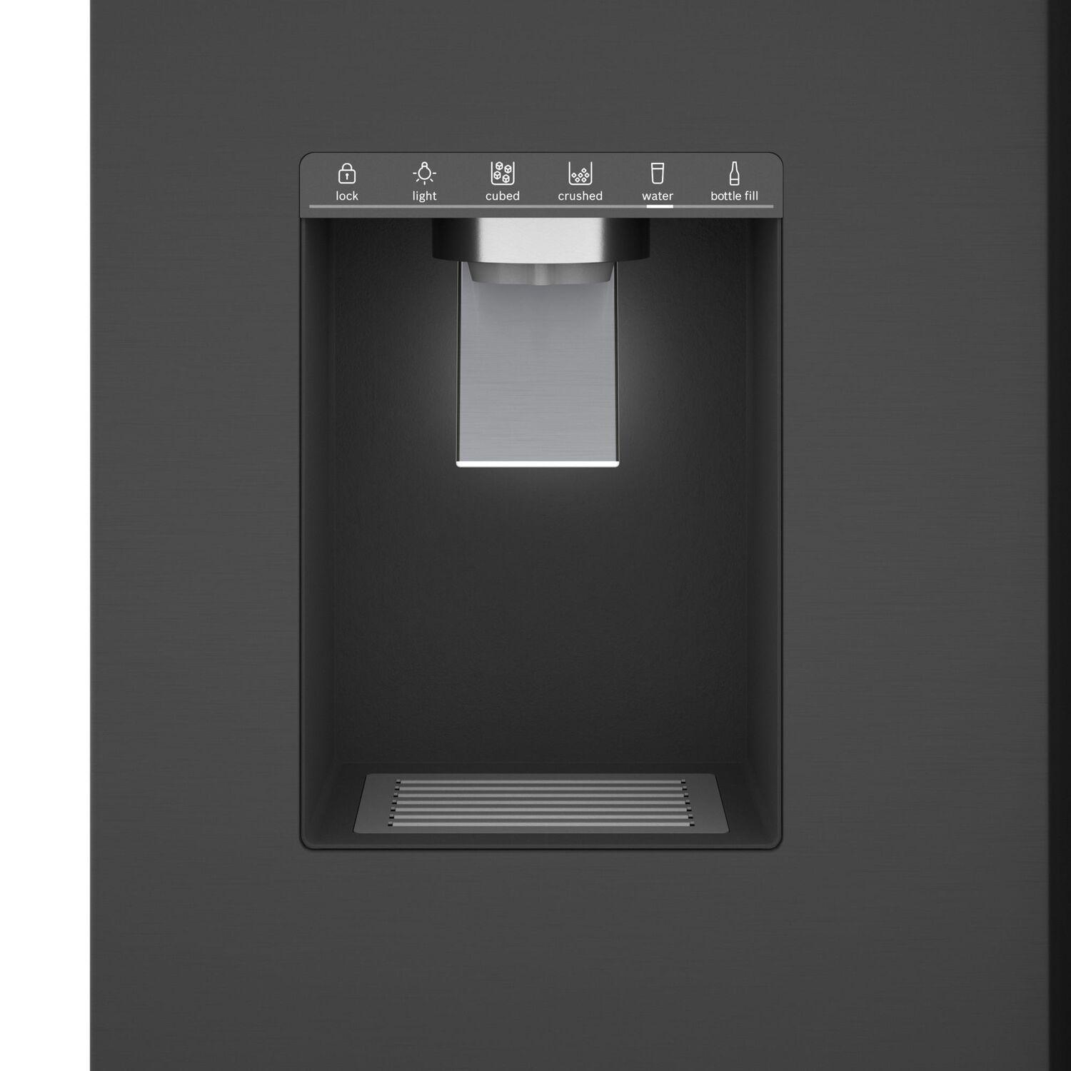 Bosch B36FD50SNB 500 Series French Door Bottom Mount Refrigerator 36" Black Stainless Steel